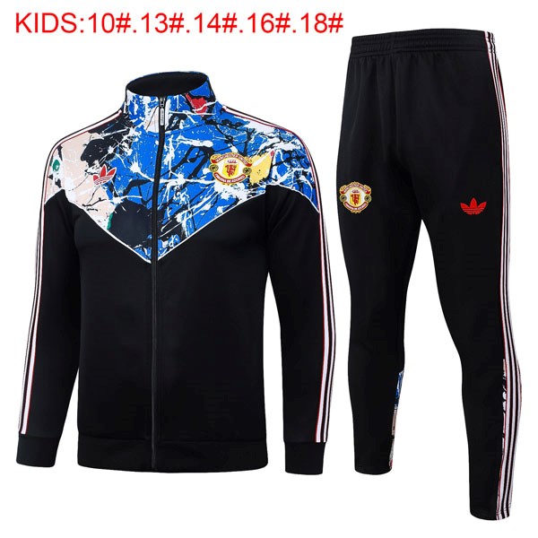 Ninos Chandal Manchester United 2026-2027 Azul Negro